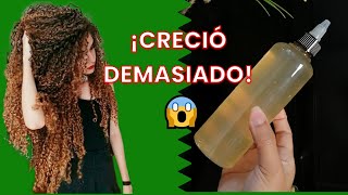 CÓMO HACER CRECER EL CABELLO RAPIDO  RETO CRECIMIENTO CON GEL DE LINAZA RESULTADOS😱 [upl. by Neyud730]