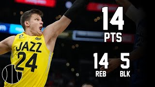 Walker Kessler Highlights  Jazz vs Nets  18th Dec 2023 [upl. by Rizan]