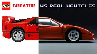 LEGO Creator Expert Versus REAL Vehicles [upl. by Jemie]