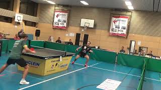 Rinderer vs Hase 20240928 Windsbach vs Versbach Table Tennis 3 Bundesliga Stativ [upl. by Mackay219]