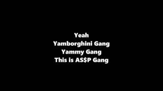 AAP Ferg  Yammy Gang ft AAP Mob Tatiana Paulino Official Lyrics [upl. by Leahcam]