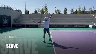 Mikayel Avanesyan  College Tennis Recruiting Video  Fall 2025 [upl. by Ahs]