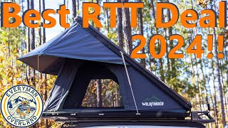 Best roof top tent deal 2024 Wildfinder This is the one [upl. by Barmen]