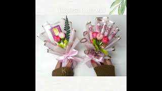 Inspirasi buket uang dan emas mini Mini bouquet [upl. by Joli]