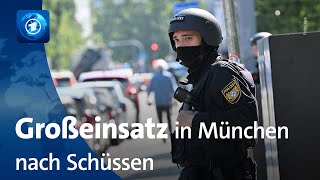 Polizeieinsatz und Schüsse in Münchner Innenstadt [upl. by Acirrej]