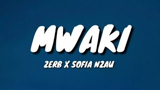 MWAKI  ZERB X SOFIA NZAU LYRICS [upl. by Annaierb]