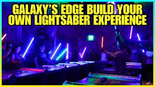 Galaxys Edge Build Your Own Lightsaber Experience [upl. by Solita984]