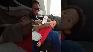 How to remove catarrh from babies nose catarrh baby nosefrida snotsucker nasalwash shorts [upl. by Aleemaj]