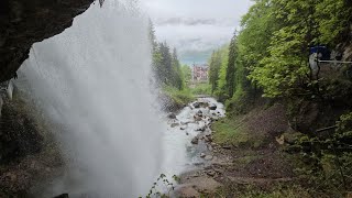 Giessbach Waterfalls Giessbachfälle Switzerland This is Epic May 2024 [upl. by Orgel412]