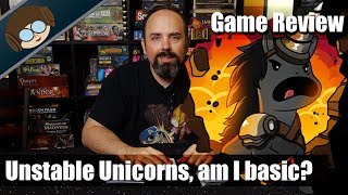 Going Basic  An Unstable Unicorns Card game Review [upl. by Asabi]