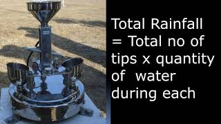 Working of tipping bucket rain gauge  Measurement of Precipitation [upl. by Annaear]