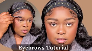 UPDATED EYEBROW TUTORIAL  SIMPLE BROW STORY [upl. by Jilleen]