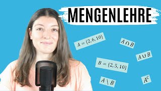 MENGENLEHRE VEREINIGUNGSMENGE SCHNITTMENGE DIFFERENZMENGE amp KOMPLEMENT [upl. by Ilatfan]