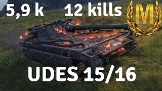 UDES 1516  Master  59 Damage  12 Kills  World of Tanks [upl. by Carver553]