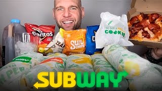 SUBWAY MUKBANG [upl. by Reyam]