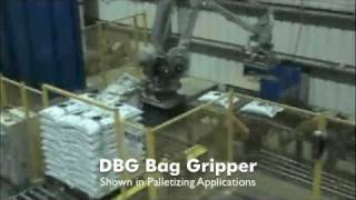 Destaco DBG Bag Gripper  Palletizing Application [upl. by Davis]