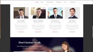 lawyer base  installing theme amp setting up as demo site [upl. by Lasiaf]