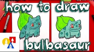 How To Draw Bulbasaur Pokemon [upl. by Ynafetse]