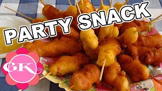 Partywürstchen  Fingerfood frittiert  Frittierte Snacks [upl. by Hellah]