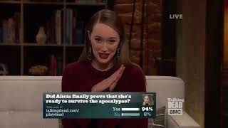 Alycia Debnam Carey  Talking Dead 5x21 10 ENG SUB [upl. by Piegari]