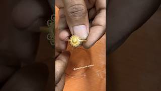 Ladies Gold Ring Making Process  Gold Ring  Gold Ring design Making ❤️💍❤️ shorts goldring [upl. by Latashia]