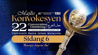 MAJLIS KONVOKESYEN KE 22 USIM SIDANG 6 [upl. by Leonid]