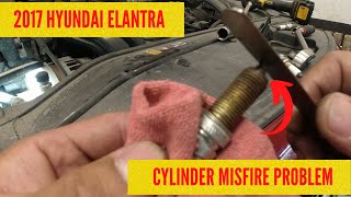 2017 HYUNDAI ELANTRA ENGINE STALLING SHAKING [upl. by Rutherford548]