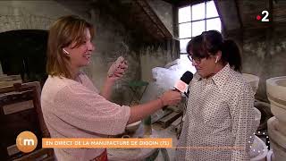 Visite de la manufacture de grès de Digoin 1e partie  Télématin Fenêtre sur les régions France 2 [upl. by Tteragram998]