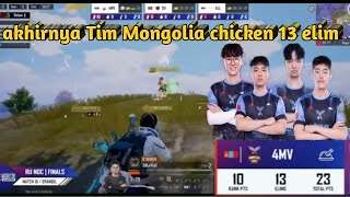 TIM MONGOLIA AKHIRNYA WWCD 13 KILL MACTH 15 pubgmobile finals RUTHLESS gaming pubg pmgc [upl. by Pedrotti]