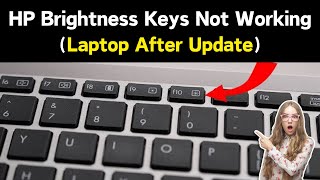 Screen Brightness Keys Not Working On My Laptop After Update  HP Laptop Brightness Keys Not Working [upl. by Eah909]