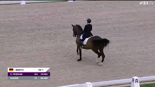 Isabell Werth amp DSP Quantaz  FEI Dressage World Cup™ presented by RS2 Dressage [upl. by Hildegaard]