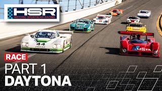 2024 HSR Classic 24 Hour at Daytona  Daytona Historics  Daytona International Speedway  Part 1 [upl. by Annazus]