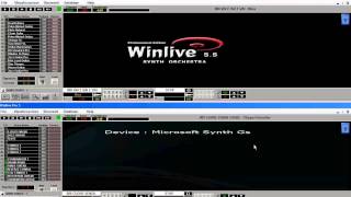 Comparazione Winlive Pro Synth vs Synth interno PC [upl. by Sivaj]