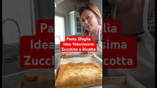 Pasta Sfoglia Idea Velocissima Zucchine e Ricotta short puffpastry [upl. by Aidua211]