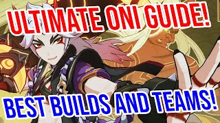 THE ONE AND ONI ITTO GUIDE Best Weapons Artifacts Teams and MORE Genshin Impact [upl. by Sev888]