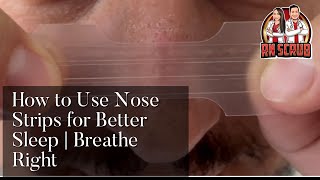 Breathe Right Nose Strips  How to Breathe Better at Night  Deviated Septum  Drug Free [upl. by Nilyac]