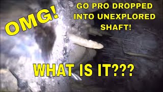 Dropped GoPro Down Cave Cant Believe What I See [upl. by Grodin]