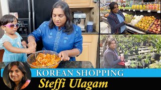 Korean Shopping Vlog in Tamil  Making Kimchi at home in Tamil [upl. by Nilram]