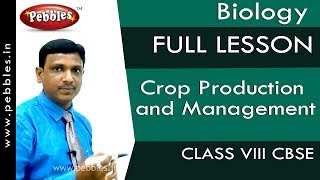 Crop Production and Management  Biology  Class 8  CBSE Syllabus  Full lesson [upl. by Aonian225]