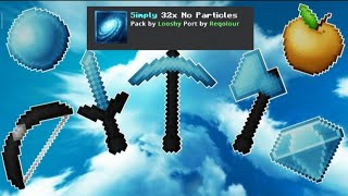 Best PvP texture pack for MCPE  Simply32x  Link in description [upl. by Kerge]