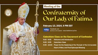 2024 February Meeting of the Confraternity of Our Lady of Fatima [upl. by Tierney726]