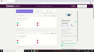 Quizizz  Changer lordre des questions [upl. by Edelson]