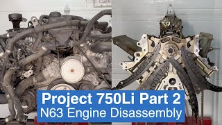 Project 750Li Part 2 Engine Disassembly [upl. by Marie856]