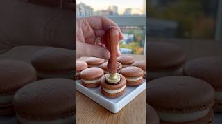 Espresso Martini Macarons 👩🏻‍🍳 Recipe in my Holiday Happy Hour ebook [upl. by Oirasan800]