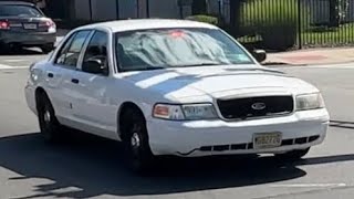 Unmarked Paterson Police Crown Vic Responding Code 3 Through Heavy Traffic 73023 [upl. by Sisi]