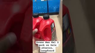 Drano Max Gel 2 Pack on sale  Costco costco canada britishcolumbia [upl. by Olaznog]