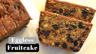 Eggless Fruit Cake with Buttermilk  Simple and Easy Recipe [upl. by Verity]