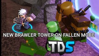 NEW BRAWLER TOWER UPDATE  TOWER DEFENSE SIMULATOR [upl. by Dranyer117]