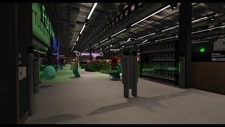 Wanzl eGate Automatic Gates at Bloxco in Roblox [upl. by Akienom]