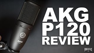 AKG P120 Condenser Mic Review  Test [upl. by Nosnah]